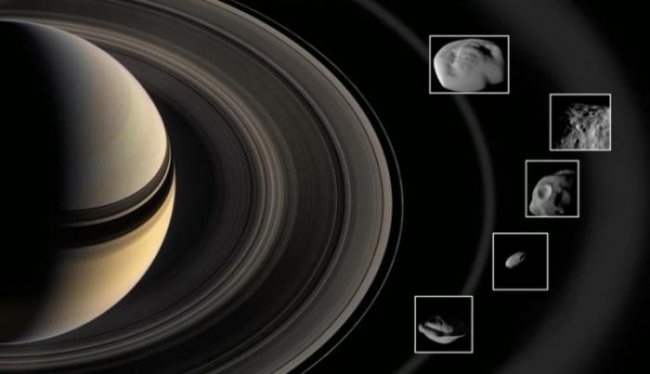 Ученые нашли объяснение странной форме спутников Сатурна (2 фото) - «Тайны Космоса»