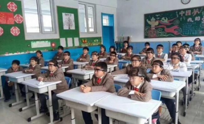 Учеников китайских школ обязали носить специальные головные повязки для мониторинга их внимания (3 фото + видео) - «Новые технологии»