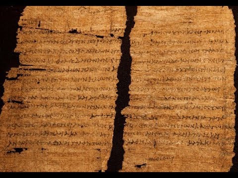 100 колонок загадочного текста.Папирус времен Аминхатепа Первого явно порожден не человеком - YouTube - «Видео новости»