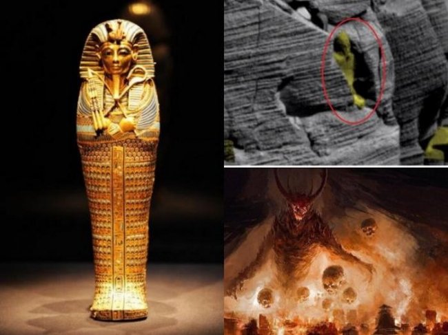 «Гробница египетского фараона» на Марсе дополнила подобные находки виртуальных археологов (2 фото + видео) - «Тайны Космоса»