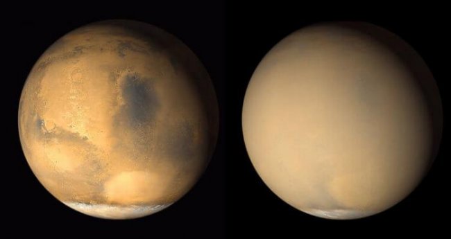 Погубившая марсоход «Оппортьюнити» пылевая буря объяснила пропажу воды с Марса (5 фото) - «Тайны Космоса»