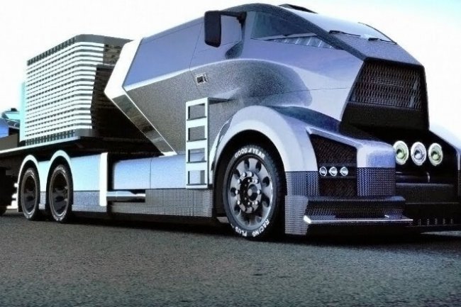 Невероятные грузовики будущего (2 фото + 1 видео) - «Новые технологии»