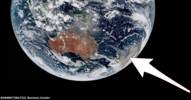 Шокирующие фото из космоса показывают, что сейчас происходит в Австралии (11 фото) - «Катаклизмы»