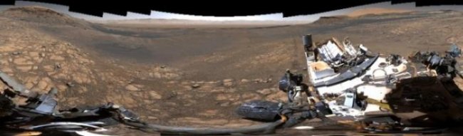 НАСА показало инопланетные пейзажи Марса со следами марсохода «Кьюриосити» (+видео) - «Тайны Космоса»