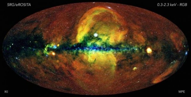 Получена первая карта наблюдаемой Вселенной в рентгеновском излучении (3 фото) - «Тайны Космоса»