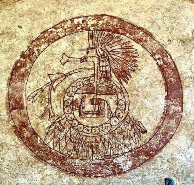 500-летняя фреска, связанная с ацтекским богом, была найдена под слоями краски в мексиканской церкви - «Процесс познания»
